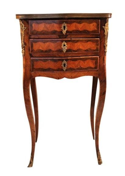 TABLE CHIFFONNIERE en bois de placage et...
