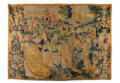 ATELIER DE LA MARCHE (Nord)
Fragment de tapisserie...