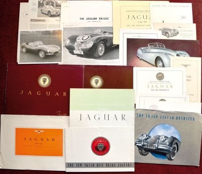 Jaguar XK, C & D 9 tires à part dont 4 sur...