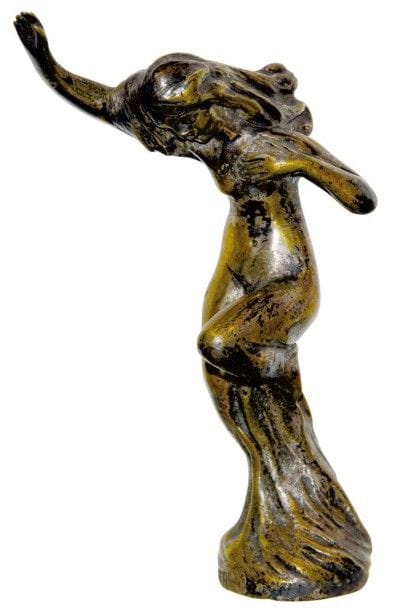 «L'Essor» Signe Varnier. Bronze argente....