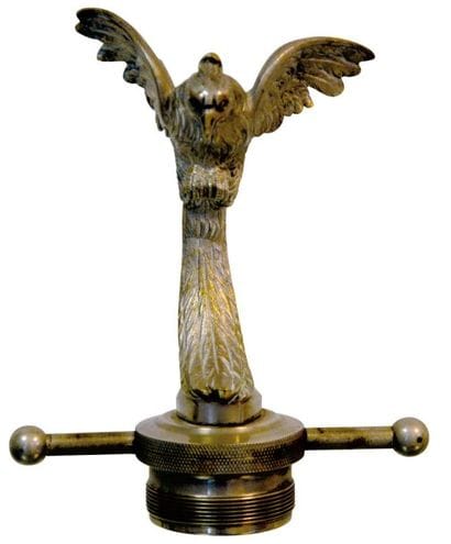 «Perroquet» Bronze argente. Monte sur un...
