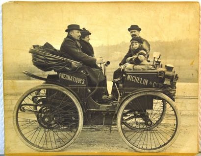 Peugeot Tirage argentique ancien colle sur...