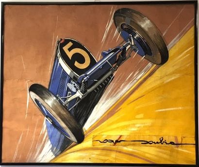 Roger SOUBIE (1898-1984)
Bugatti Gouache...