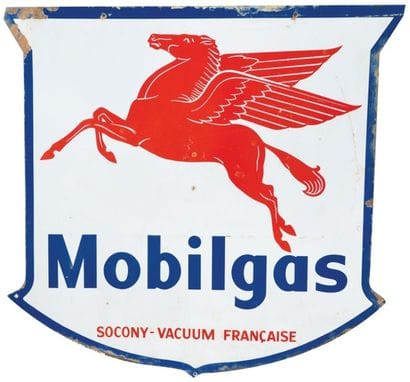 Plaque emaillee 