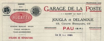 1927 BUGATTI TYPE 37 TECLA 4
Chassis 37291...