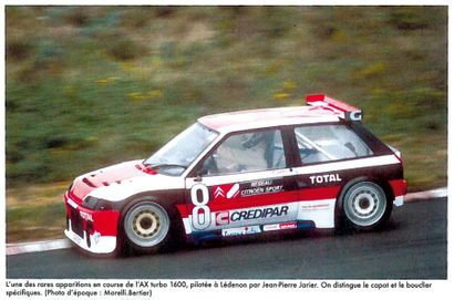 1988 CITROEN AX turbo superproduction 
ex-Jp...