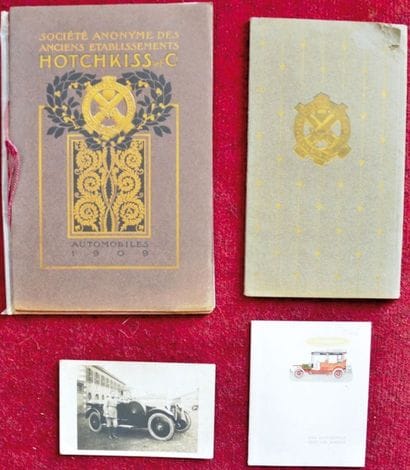 Hotchkiss 1910 et avant Plaquette 20 pages...