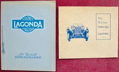 Lagonda Catalogue 4 pages 