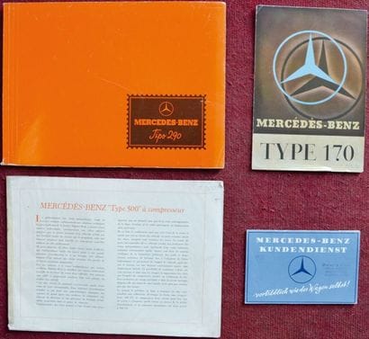 Mercedes Debut des 30's Depliant 3 volets...