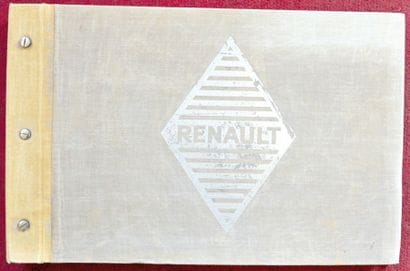 Renault 1927/28 Catalogue de concessionnaire:...