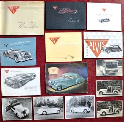 Alvis 60's Catalogue 12 pages couleur sur...