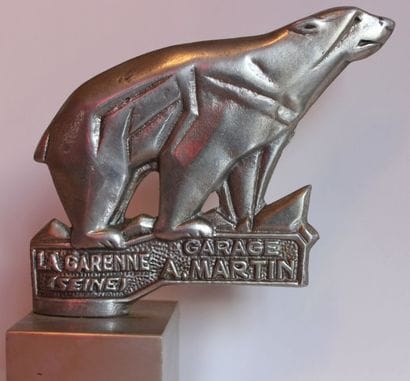 «Ours Polaire»
Mascotte non signée, sur un...
