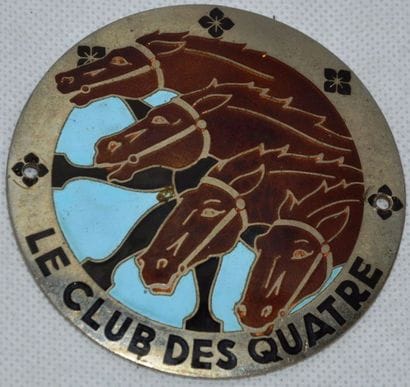 “Le Club des Quatres Chevaux”
Badge automobile...