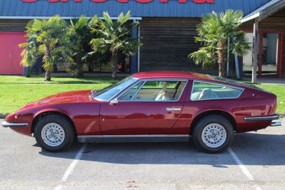 1971 MASERATI INDY 4,2L 
Châssis n° AM116948
Carte...