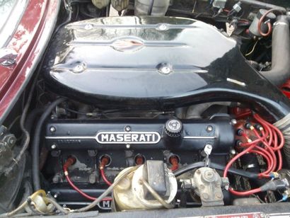 1971 MASERATI INDY 4,2L 
Châssis n° AM116948
Carte...