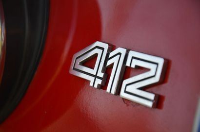 1986 FERRARI 412 
Châssis n° ZFFYD24B000066685
Carte...