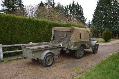 1942 DODGE WC51 AVEC REMORQUE 
Châssis n°...