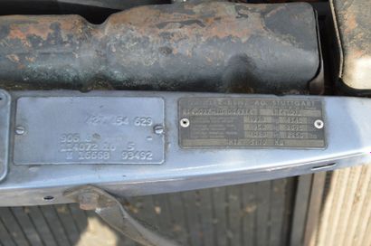 1973 MERCEDES BENZ 280 CE 
Châssis n° 11407210004314
Carte...