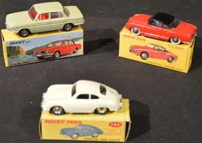 DINKY TOYS
Porsche 356 A (182), BMW 1500...