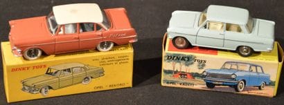DINKY TOYS
Opel Kadett (540), Opel rekord...