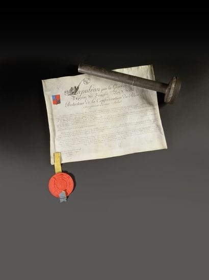 Lettres Patentes Brevet d’anoblissement de...