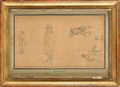 Auguste RAFFET (1804-1860). Ecole française....