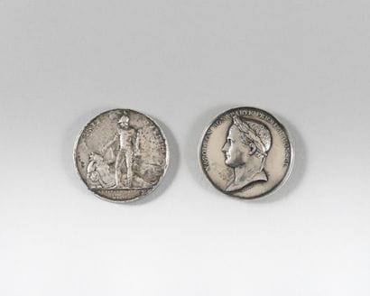 Pièce en argent au profil de « Napoléon Bonaparte...