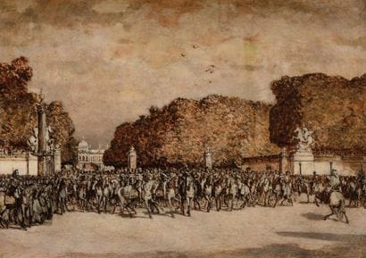 Ecole FRANCAISE de la fin du XIXème siècle
«L'Empereur...