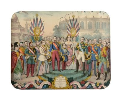 «Napoléon III reçoit les souverains et les...