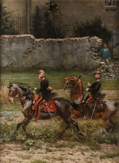 Edouard DETAILLE (1848-1912). Ecole française
«Le...