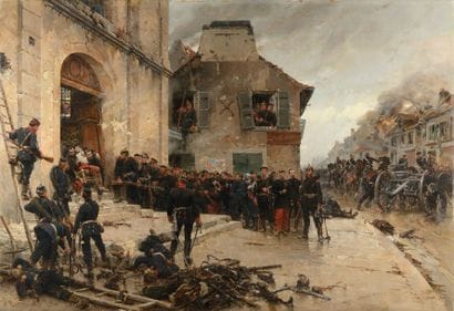 Alphonse de NEUVILLE (1836-1885). Ecole française
«Le...