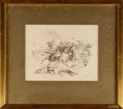 Alphonse de NEUVILLE (1835-1885). Ecole française
«Charge...