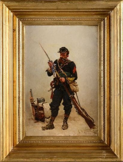 Alphonse de NEUVILLE (1835-1885). Ecole française
«Clairon...