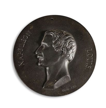 «Louis Napoléon de profil, à Ham en 1843»...