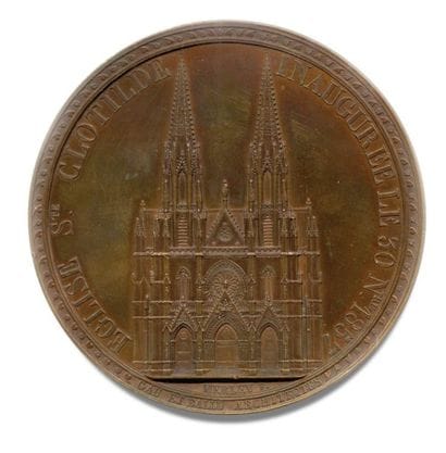 Napoléon III
Médaille en bronze pour l'inauguration...