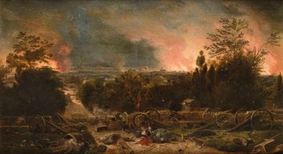 Henri Felix PHILIPPOTEAUX (1815-1884). Ecole...