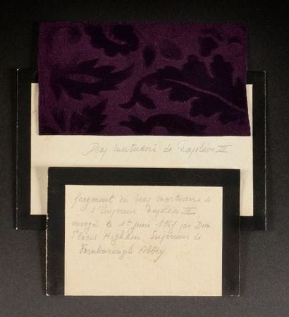 SOUVENIR DE L'EMPEREUR NAPOLEON III Fragment...