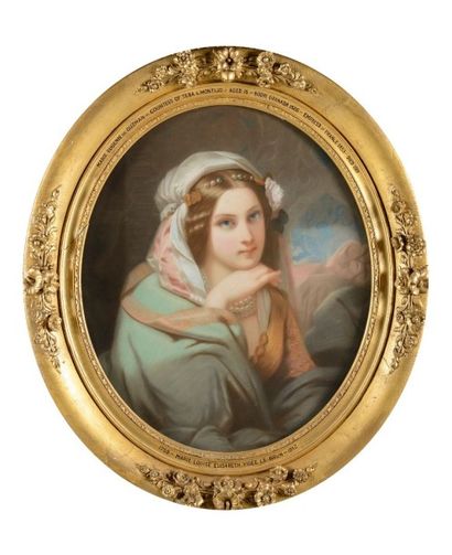 ECOLE FRANCAISE DU XIXème siècle
«Portrait...