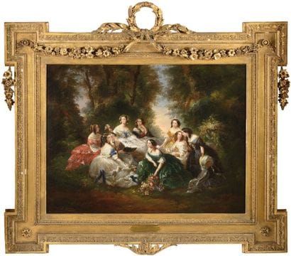 A. GARCIA. Ecole française du XIXème siècle
«L'Impératrice...