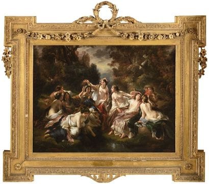 A. GARCIA. Ecole française du XIXème siècle
«L'Impératrice...