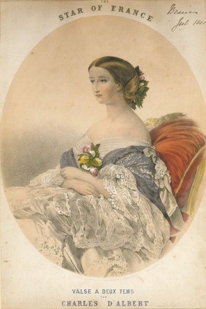L'IMPERATRICE EUGENIE. Huit gravures, lithographies...