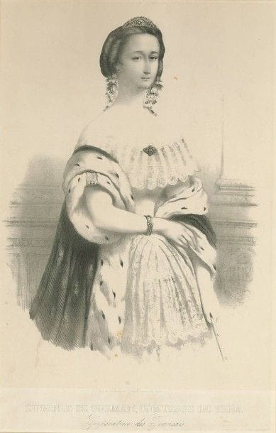 L'IMPERATRICE EUGENIE. Huit gravures, lithographies...