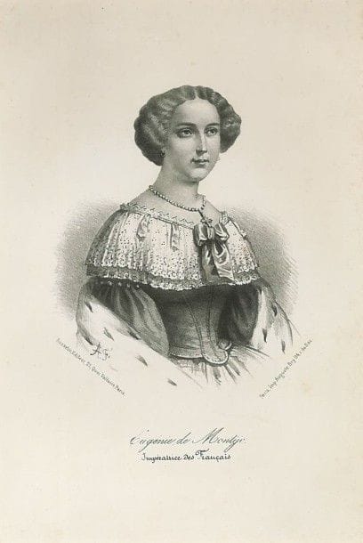 L'IMPERATRICE EUGENIE. Huit gravures, lithographies...