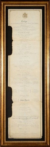 «Cortège pour la cérémonie du baptême de...