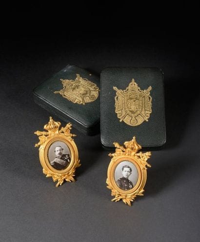 Mathieu Deroche (1837-1908) 
«Deux portraits...