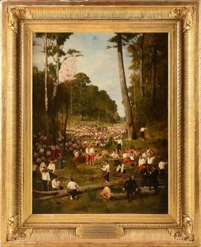 Alexandre PROTAIS (1826-1890). Ecole française
«Percement...