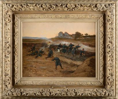 Etienne BERNE BELLECOUR (1838-1910). Ecole...