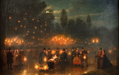Johann Mongels CULVERHOUSE (1820-1891) Ecole...