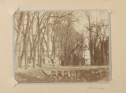 PALAIS DE SAINT CLOUD «Vue du jardin du Palais...