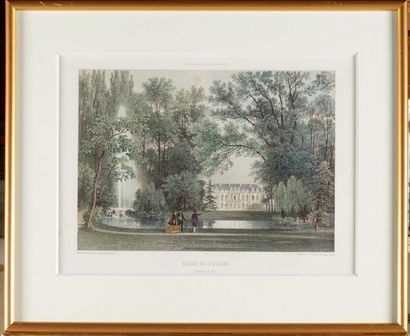 PALAIS DE L'ELYSEE - VERSAILLES Deux gravures...